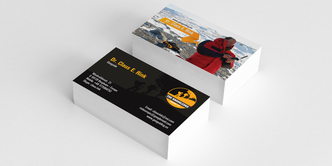 The Knowledge Business card Design